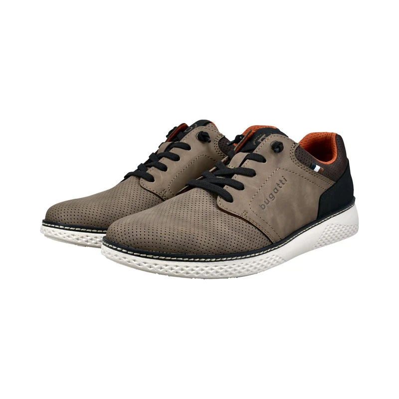 Bugatti Men's 333-7631 Lace-Up Shoes, Brown Dark Grey, 8 UK