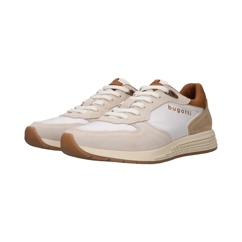 Bugatti Men's 333-ax80 Trainers, Off-White White., 12 UK