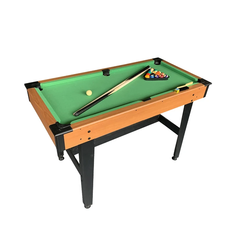 Relaxdays Pool Table with Accessories, 4 Legs, 78x120x61 cm, Suitable for Children & Adults, Multicolor