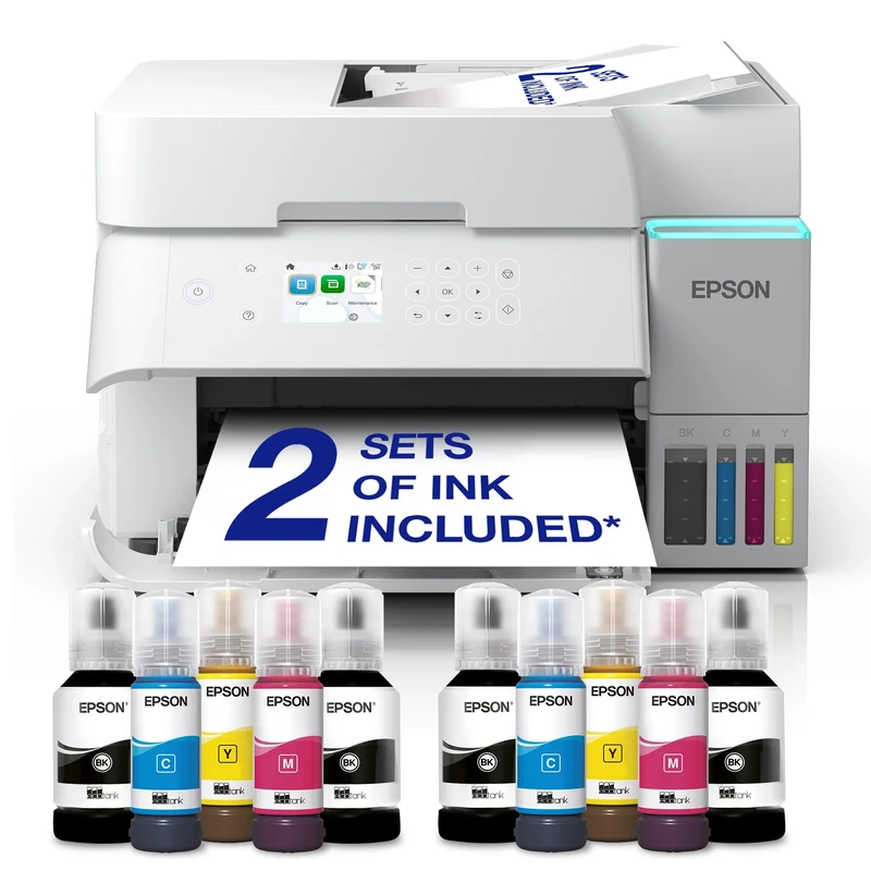 Epson Ecotank ET3956 All in One Ink Tank Printer plus Additional Genuine 102 Ink Multipack