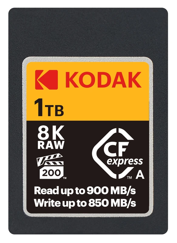 Kodak - CFexpress Type A 1TB Card - High Speed 1700MBps - Compatible with 8K/4K Photo and Video Cameras - 6g - Fast and Reliable Storage for Professionals