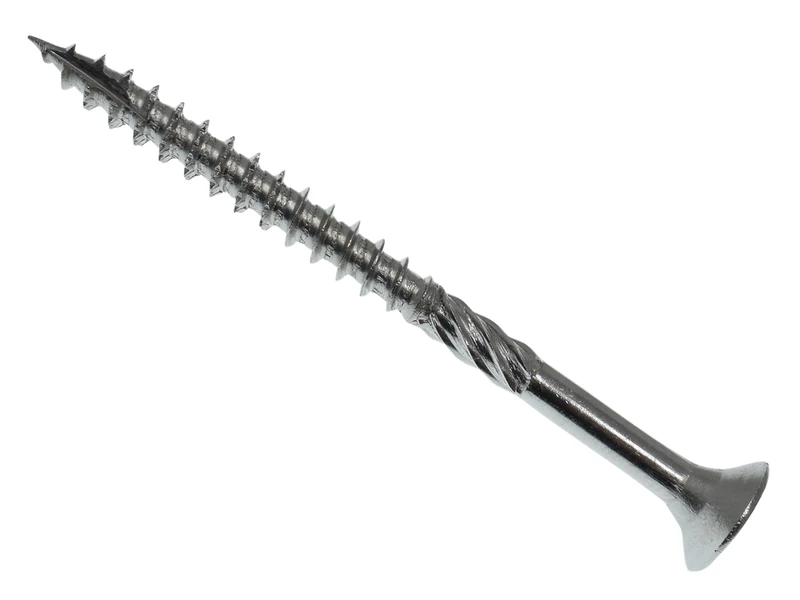 ForgeFix FORA26100SS Stainless Steel Pozi Countersunk Screws, 6 x 100mm, durable and rust-resistant for secure fixing.