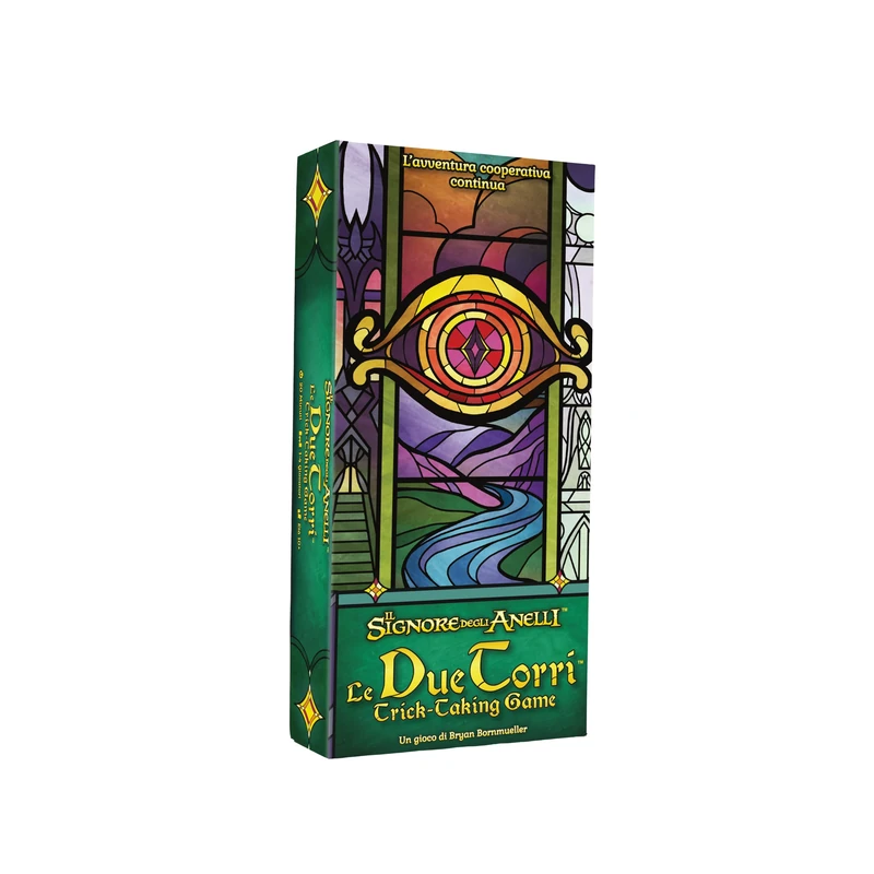 Asmodee - The Lord of the Rings: The Two Towers, Grip Game, Cooperative Card Game, Board and Strategy Game for Adults and Children, 10+ Years, 1-4 Players, 20 Mins, Italian Edition