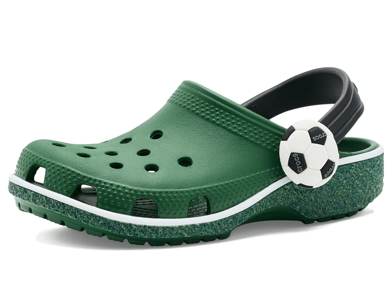 Crocs, Unisex Kids, Classic Soccer Turf Clog K, Turf Green, 11 UK Child
