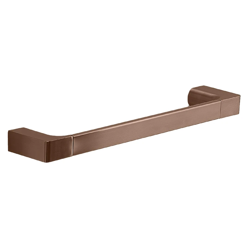 Gedy PIRENEI Bathroom Towel Rack, Wall Towel Rack, 35.1 x 6.6 x 2.6, Rose Gold, PVD Treatment, Brass