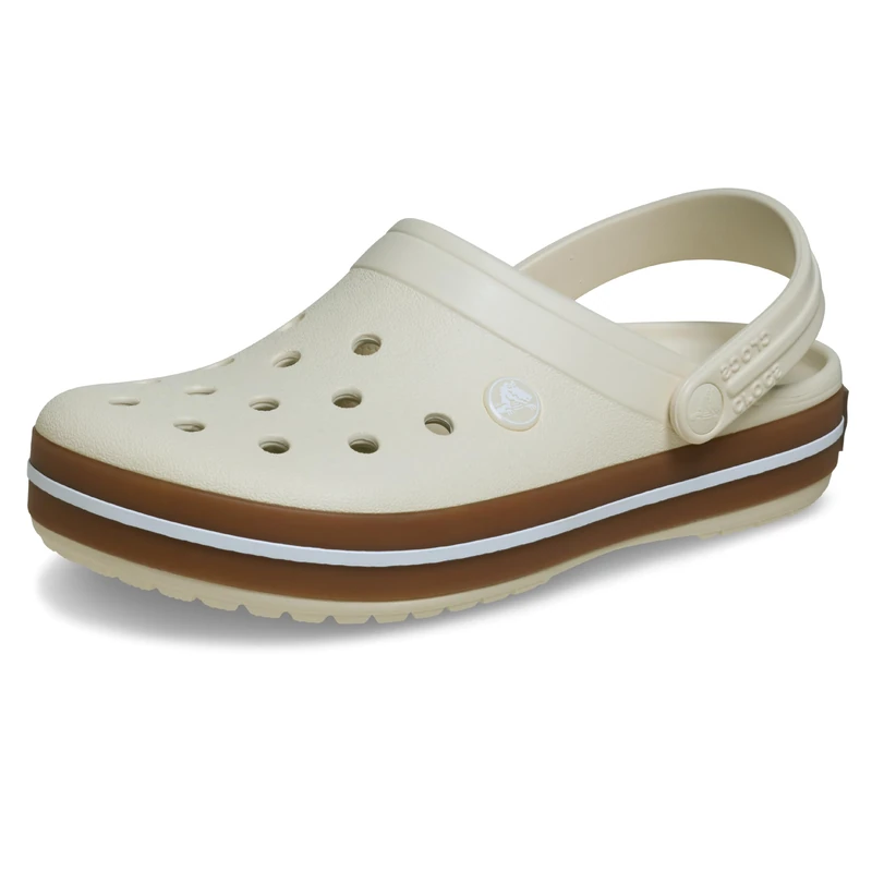 Crocs, Unisex Kids, Crocband Gum Clog K, Summit White, 6 UK