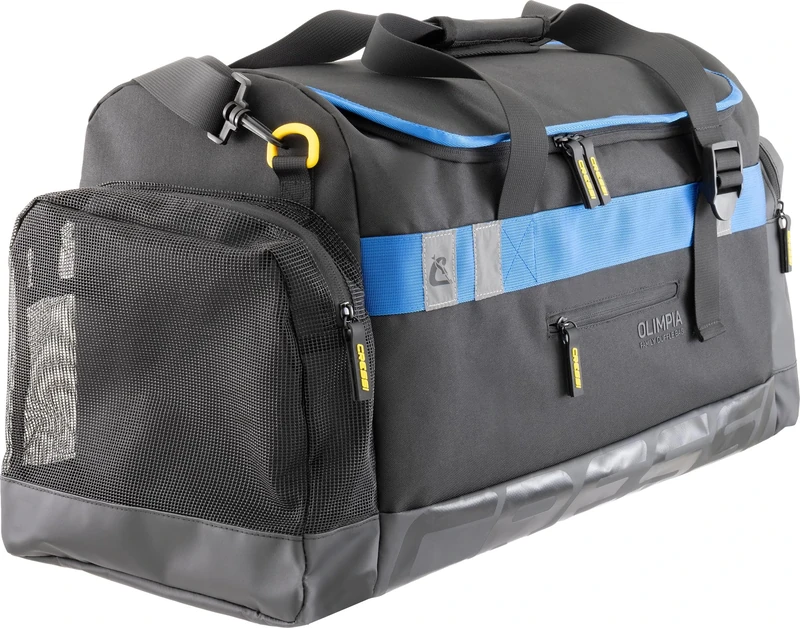 Cressi since 1946 - Olimpia Pool Family Duffle - Modular Sports Bag, Ideal for Swimming and Water Activities, Including Group Activities, Black/Blue 45 L, Unisex