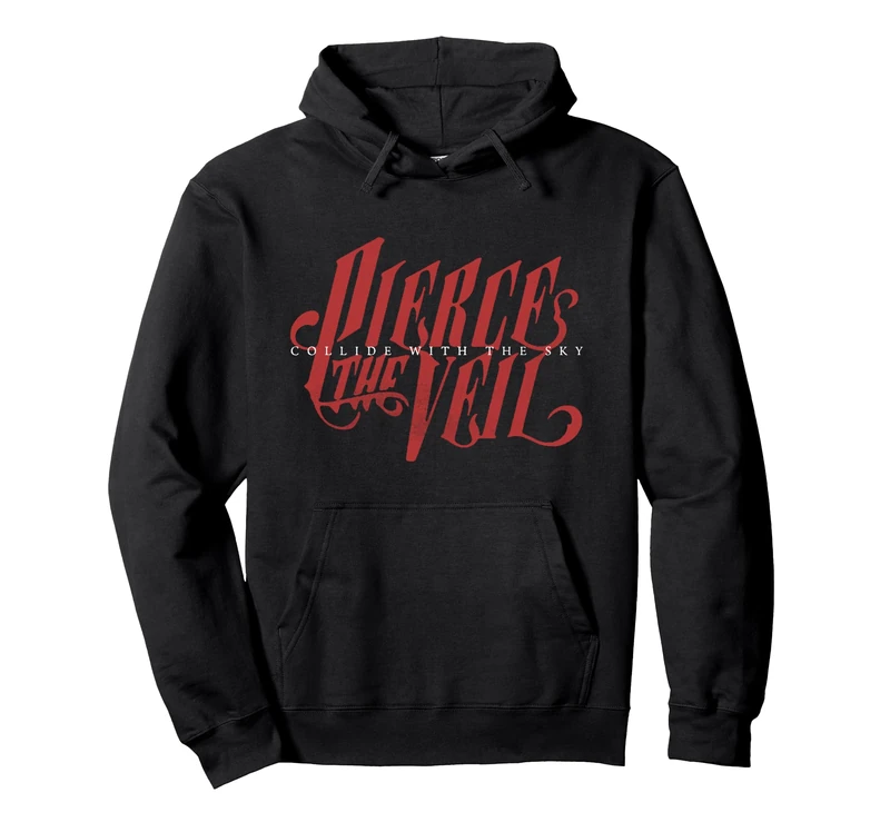 Official Pierce The Veil Collide Red Pullover Hoodie