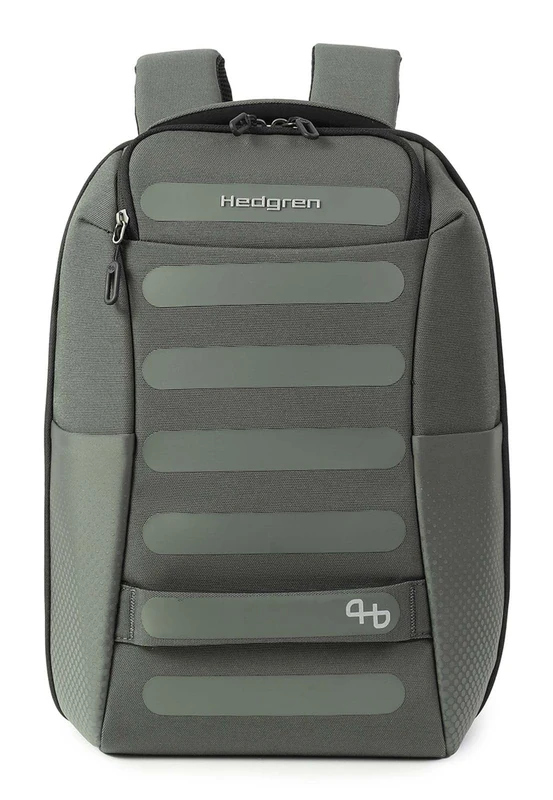 Hedgren Hcmby Comby 2 Comp Backpack 15.6" + RFID Black Ink Grey Green