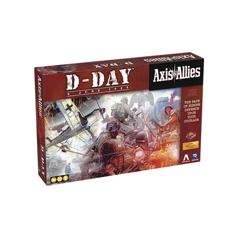 Renegade | Axis & Allies D-Day | Board Game, Standalone WWII Strategy, Operation Overlord, Order Cards, Miniatures And Normandy Invasion | 2-3 Players | 120 Minutes