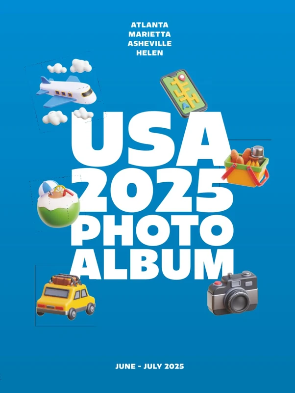 USA 2025 Photo Album - Children's Book Edition