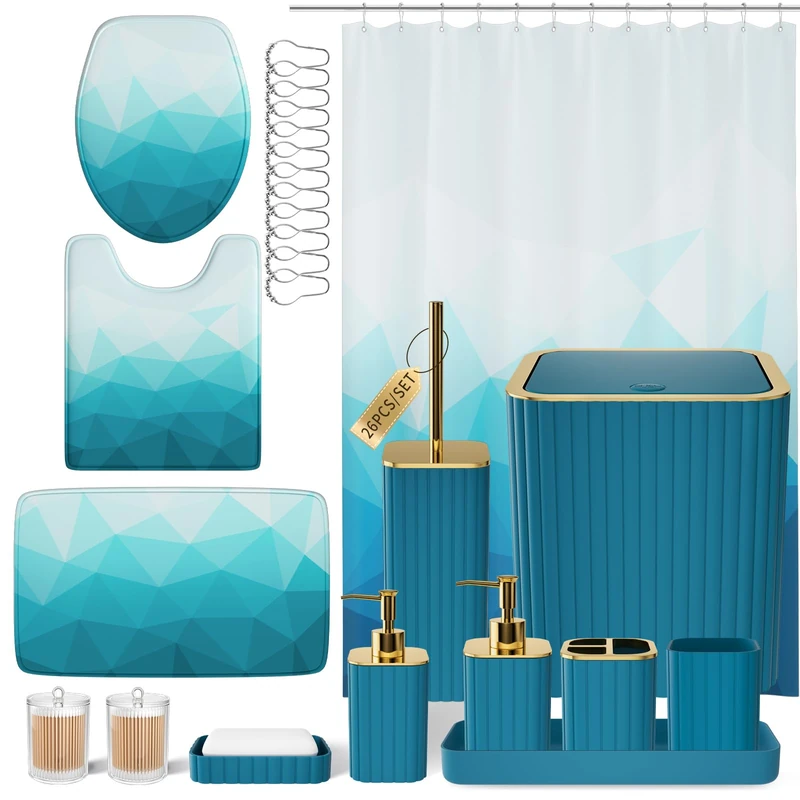 XLHOMO Bathroom Set - Teal