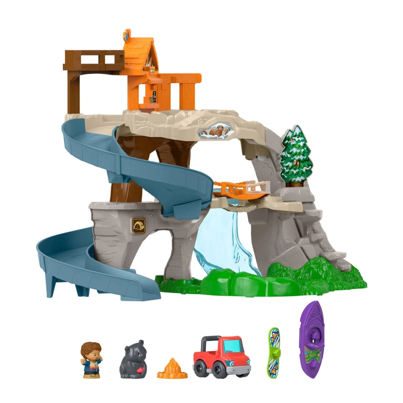 Fisher-Price Little People Ultimate Mountain Playset, Vehicle, Figures & Pieces for Toddler Play, JJY77 - Image 1