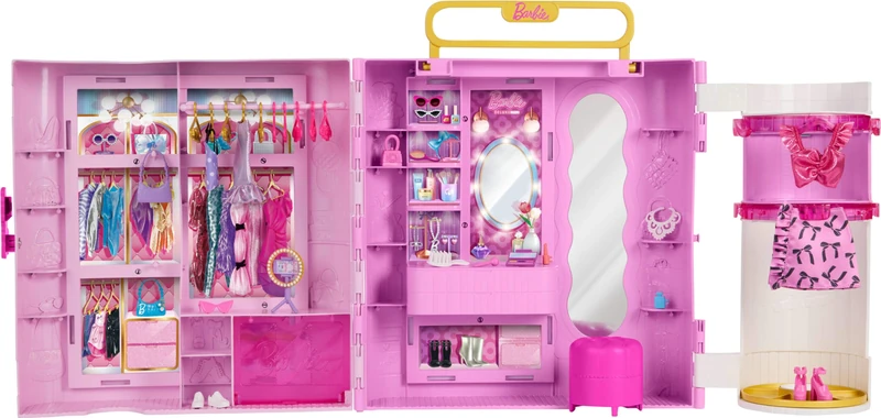 Barbie Spin & Style Closet and Dressing Room Playset, New for 2026