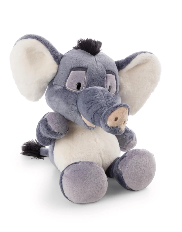 NICI 62749 El-Flora Elephant Soft Toy, Stuffed Animal Made of Soft Plush, Cute Plush Toy for Cuddling and Playing, for Children and Adults, Great Gift Idea, 70 cm, Grey