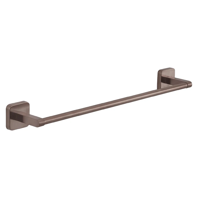 Gedy Tonga Bathroom Towel Rack, Wall Towel Bar, Adhesive Towel Rack, Towel Rail without Drill, 45 x 6.9 x 4.7, Rose Gold, Stainless Steel