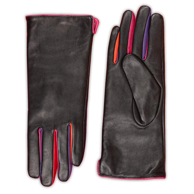 Mywalit Long Gloves (Size 8.5), (896-47), Black Sangria - Image 1