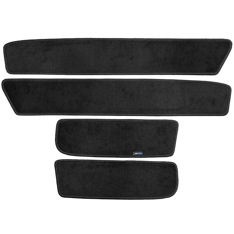 PETEX Entrance Mats for VW ID.Buzz, 7-Seater, Long Wheelbase, from 06/2024, in Black, 4-Piece Floor Mat Set - Image 1