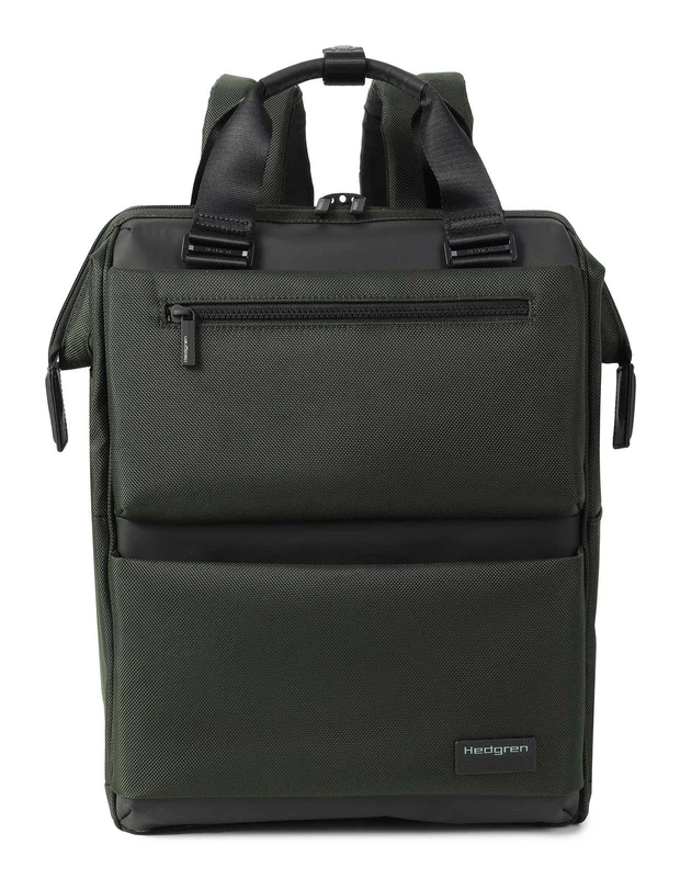 Hedgren Next Clip Backpack 1 Compartment 15.6" + RFID Deep Depths Dark Green - Image 1