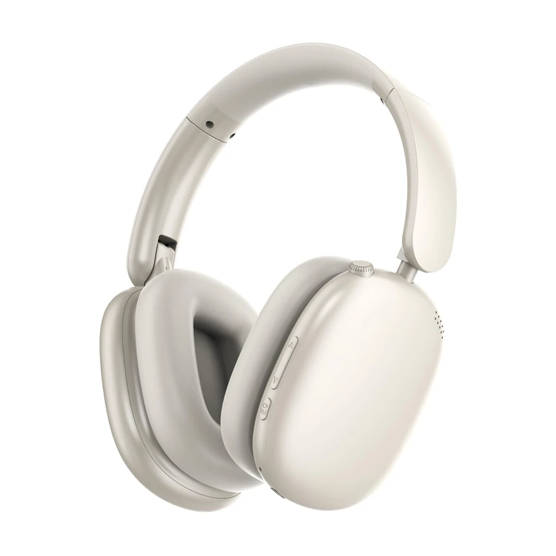 MOXYOY Wireless Bluetooth Headphones, 6.0 Bluetooth with Microphones, 65H Playtime Hi-Res Audio,Foldable Comfortable Breathable Soft Earpads for iOS Android PC, Starlight - Image 1
