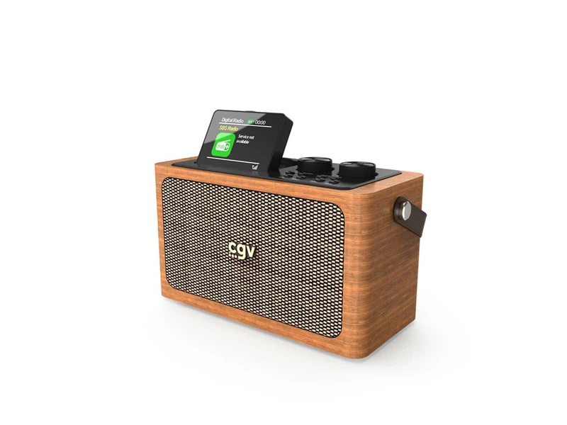 CGV | Bebop Dab+ – Dab+/FM/Bluetooth/USB/Micro‑SD/AUX – Portable Speaker – 2x10W