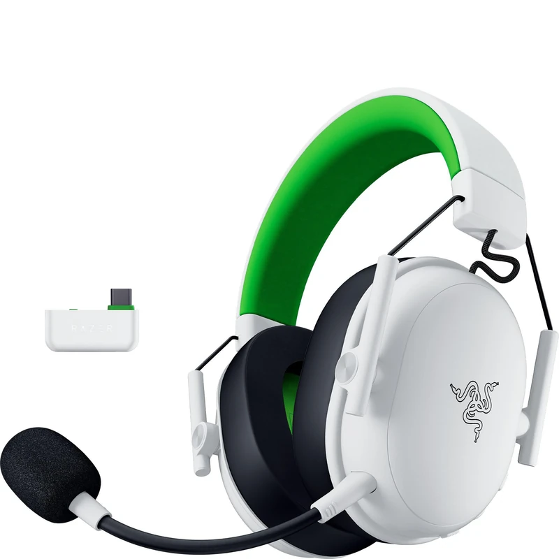 Razer BlackShark V3 X HyperSpeed for Xbox - Wireless esports Gaming-Headset - Ultra Lightweight 270 g - TriForce 50mm Driver - Detachable Mic - HyperSpeed 2,4 GHz & Bluetooth - Xbox/PC | White