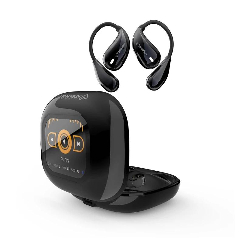 Energy Sistem OpenVoice - True Wireless Headphones with Integrated AI Translator, 30h Battery, IPX5, Display Case and Sound Equalizer.