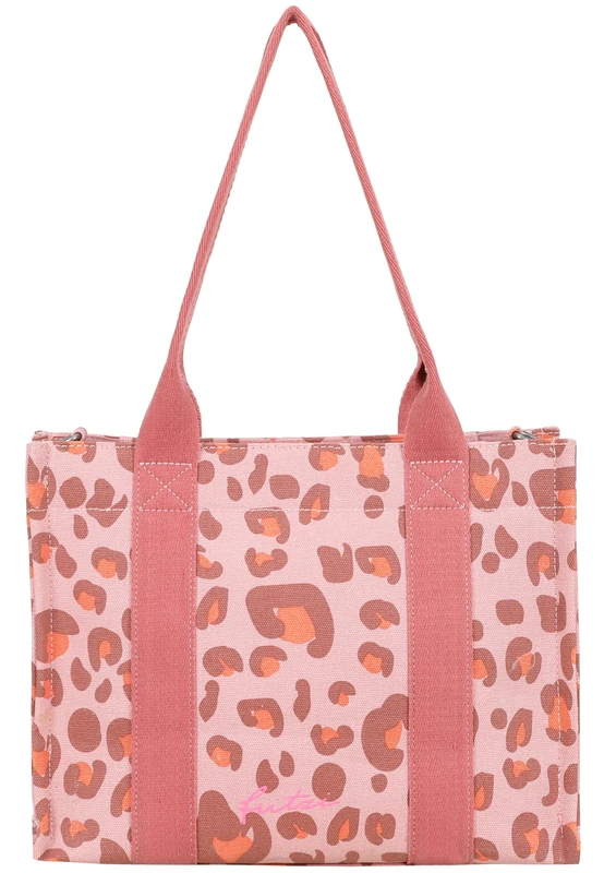 Fritzi aus Preußen shoulder bag Tote Shopper Canvas Leo Brick rose - Image 1