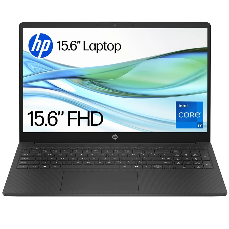 HP 15.6" Laptop | Intel Core i7 | 8GB | 512GB SSD | Windows 11 Home | Full HD display Fast charge true vision HD camera | 15-fd0068sa