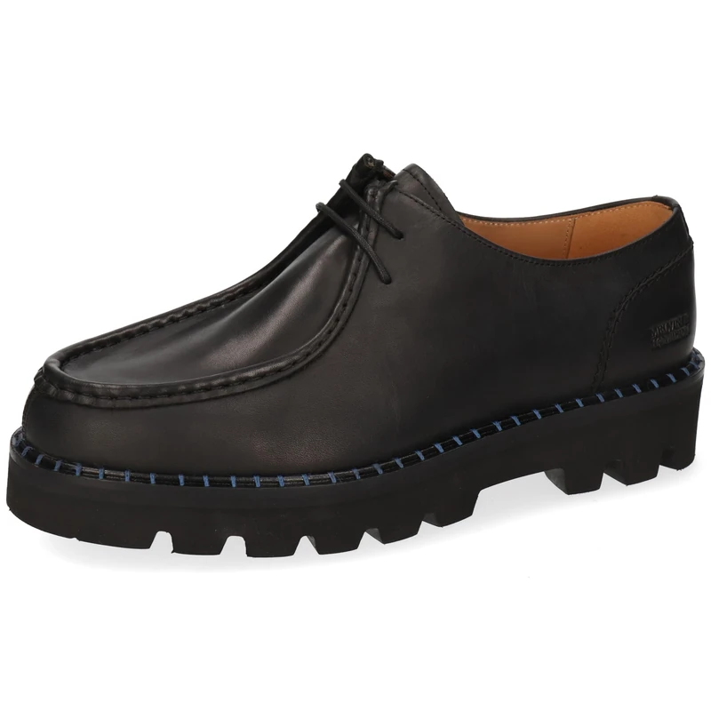 Melvin & Hamilton Brody 2 Derby Shoes - Black - Men's Size 10 UK