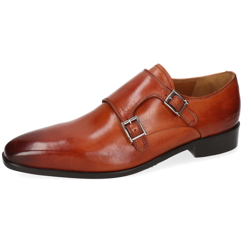 Melvin & Hamilton Monk Lewis Men's Brown Leather Shoes - 7 UK