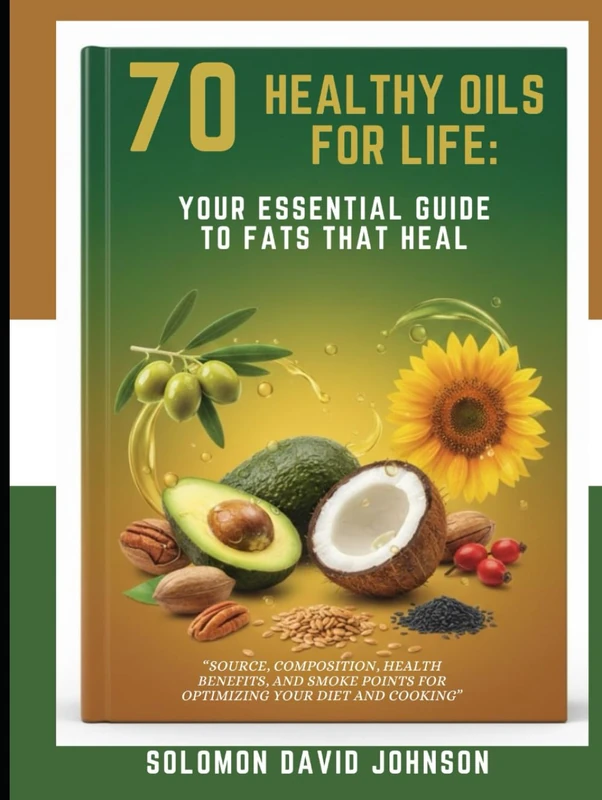 70 HEALTHY OILS FOR LIFE: YOUR ESSENTIAL GUIDE TO FATS THAT HEAL: “Source, Composition, Health Benefits, and Smoke Points for Optimizing Your Diet and Cooking” - Image 1