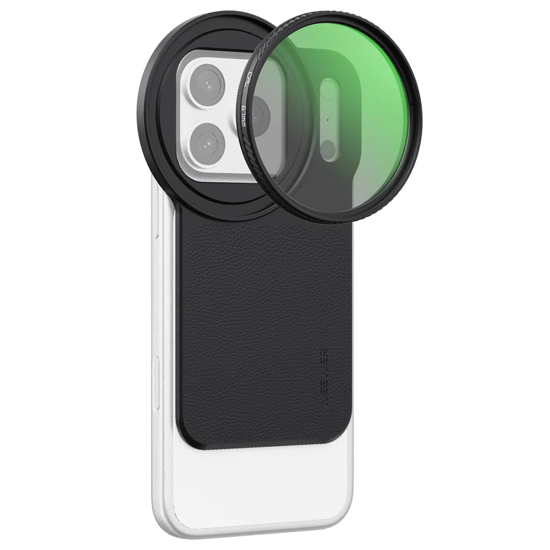 NEEWER 6.9" Magnetic Phone Lens Filter Mount Adapter Backplate Accessories & 67mm CPL Filter Circular Polarizing Polarizer Compatible with MagSafe iPhone 12/13/14/15/16/17 Pro Max & 14/15/16 Plus