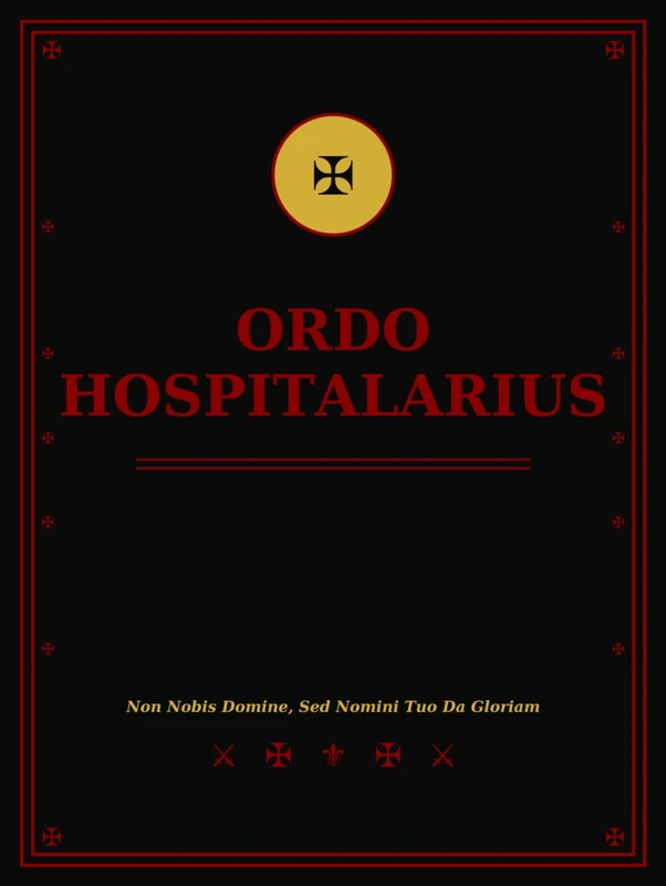 Ordo Hospitalarius: A Premium Daily Planner In the Templar Tradition: Undated • 411 Pages • 12 Stories of the Knights Templar • Stoic Habit, Finance & ... Grimoire • Dark Academia Aesthetic - Image 1