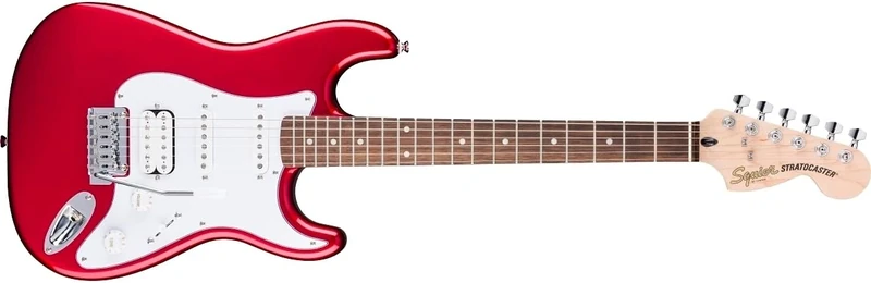 Squier by Fender Affinity Series® Stratocaster® Junior HSS, Laurel Fingerboard, Candy Apple Red