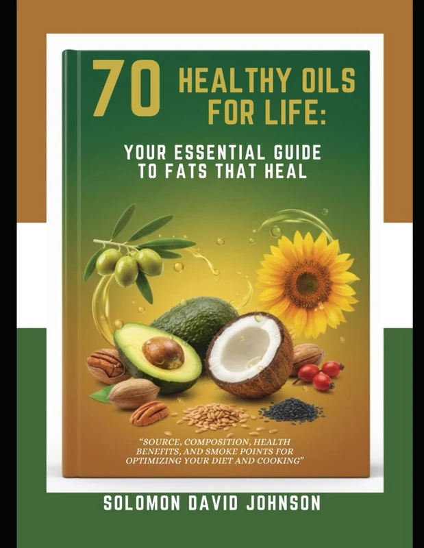 70 HEALTHY OILS FOR LIFE: YOUR ESSENTIAL GUIDE TO FATS THAT HEAL: “Source, Composition, Health Benefits, and Smoke Points for Optimizing Your Diet and Cooking”