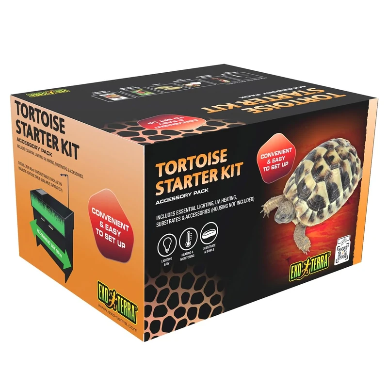 Exo Terra Tortoise Accessory Kit – Habitat Supplies for Pet Tortoises