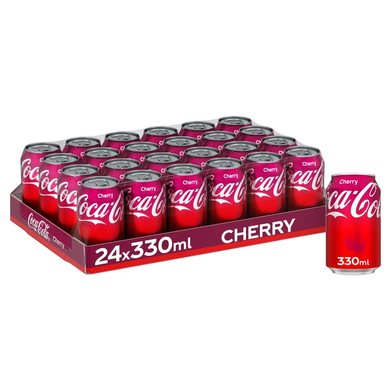 Coca Cola Classic Can Cherry 330 ml (Pack of 192)