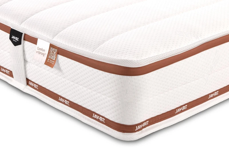 JAY-BE Ryze Deep Quilted Sprung Sustainably Made 3ft Mattress - Single (90 x 190 x18cm)