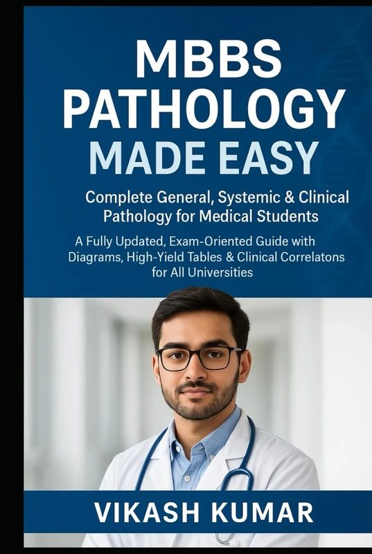 MBBS PATHOLOGY MADE EASY: Complete General, Systemic & Clinical Pathology for Medical Students: A Fully Updated, Exam-Oriented Guide with Diagrams, ... (Exam-Ready Medical Notes Series)