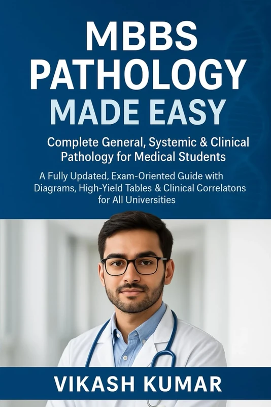 MBBS PATHOLOGY MADE EASY: Complete General, Systemic & Clinical Pathology for Medical Students: A Fully Updated, Exam-Oriented Guide with Diagrams, ... (Exam-Ready Medical Notes Series)