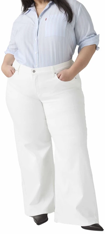 Pl 318 Shaping Wide Leg Soft Clean White - Image 1