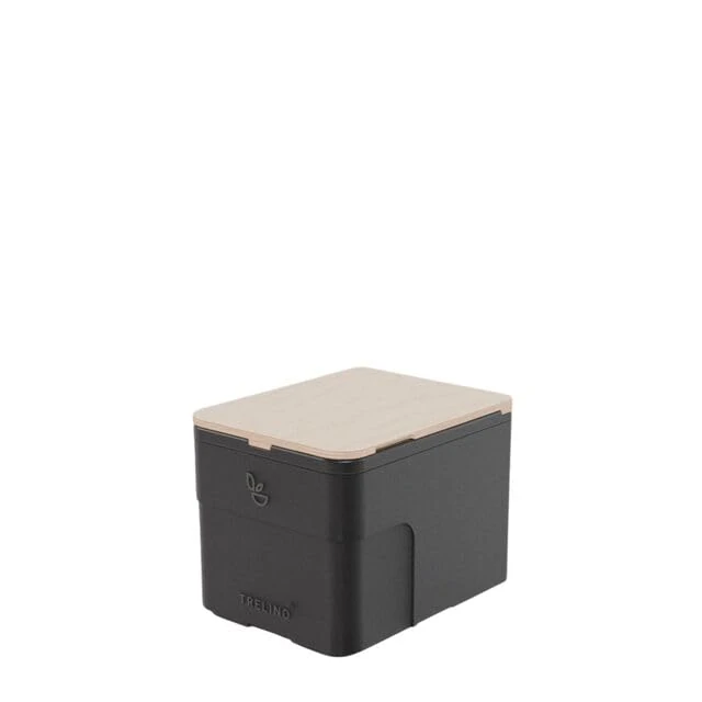 Trelino Origin XS Composting Toilet, 30 x 38 x 29.5 cm, 6 L Solid Container, 4.5 L Urine Canister, 150 kg Load Capacity