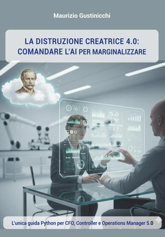 LA DISTRUZIONE CREATRICE 4.0: COMANDARE L’AI PER MARGINALIZZARE: L’unica guida Python per CFO, Controller e Operations Manager 5.0