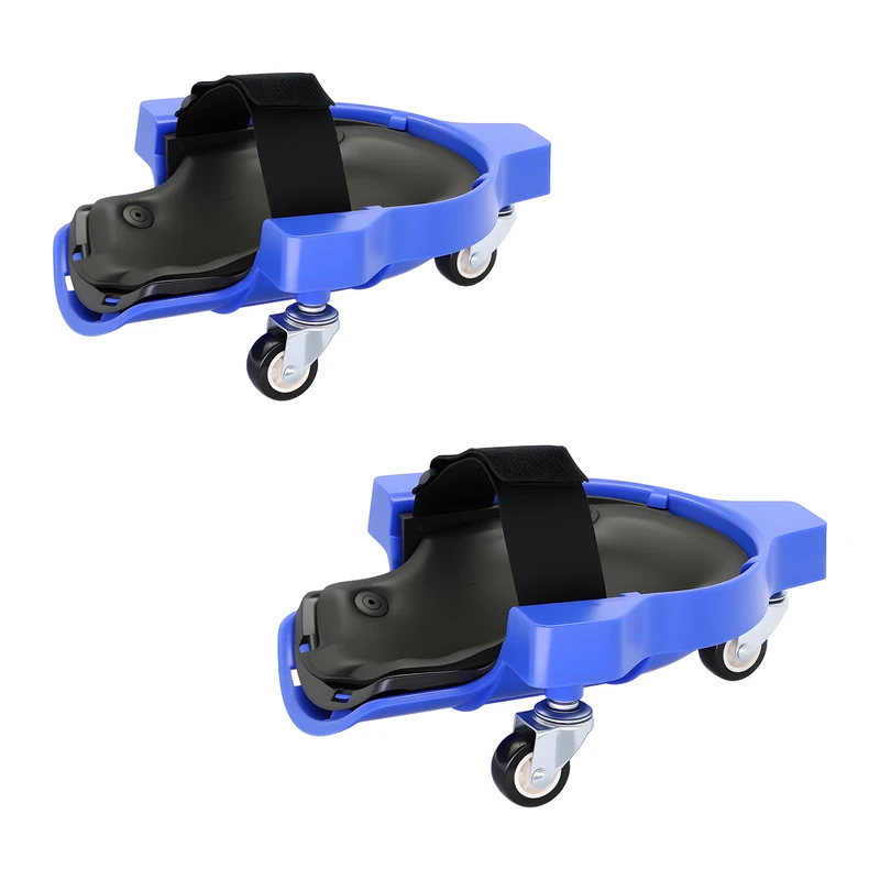 Relaxdays Knee Rollers for Joint Relief, Floor Work, up to 100 kg, 22 x 29.5 cm, Blue