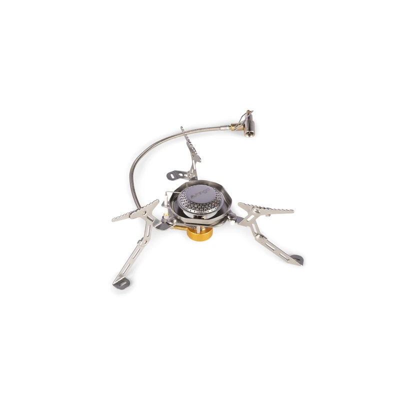 Vango Firestorm Spark 3900W Windproof Camping Gas Stove Portable Collapsible Outdoor Camping Stove with Piezo Ignition Backpacking Burner for Outdoor Cooking Hiking Picnic and Trekking