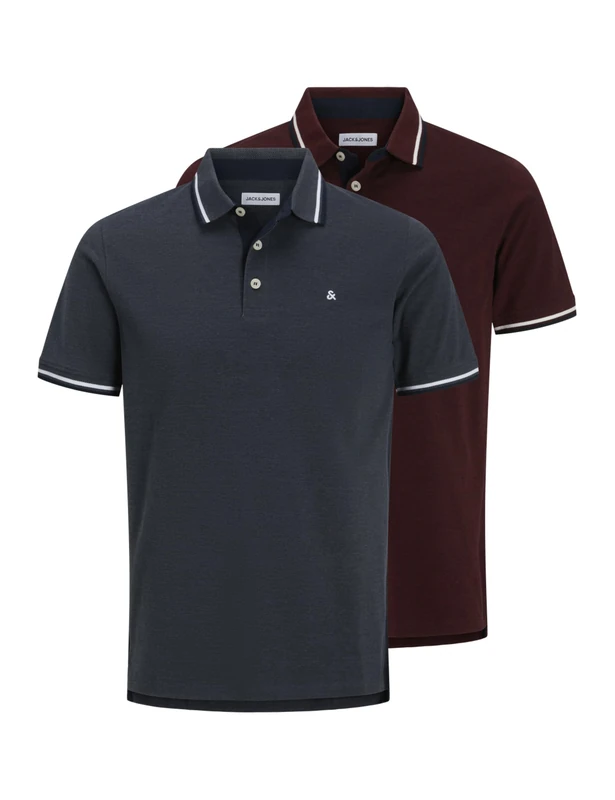 Jack & Jones Jjepaulos Polo SS 2Pk Mp Noos