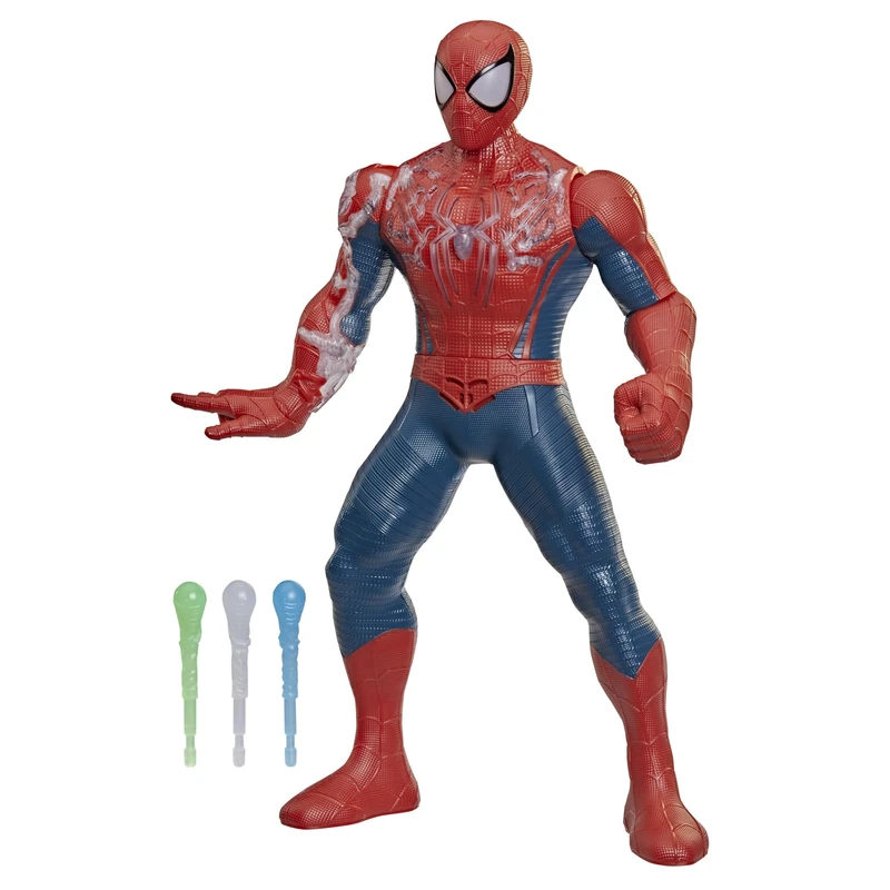 Marvel Spider-Man Day Power-Charge Spider-Man, Electronic Action Figure, 36.8 cm, Super Hero Toys and Figures for Children, 4+ - Image 1