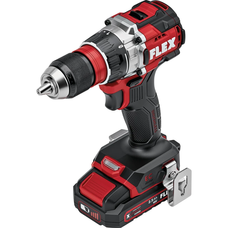 Flex Compact 2-Speed Cordless Drill 18 V DD 2G 18-EC MD DC (with Electronic Management System, brushless Motor) 534902