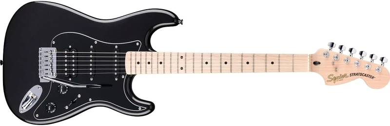 Squier by Fender Affinity Series® Stratocaster® Junior HSS, Maple Fingerboard, Metallic Black